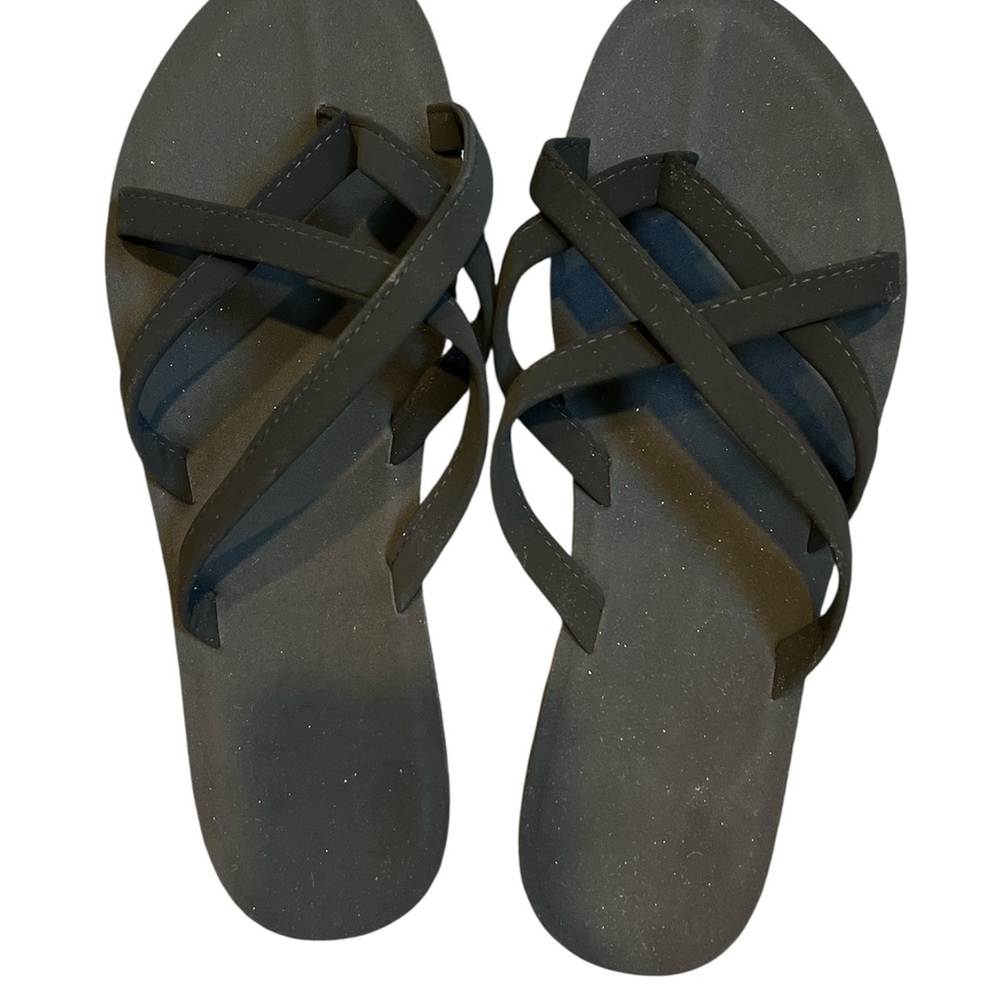 Women's Black Strappy Sandals